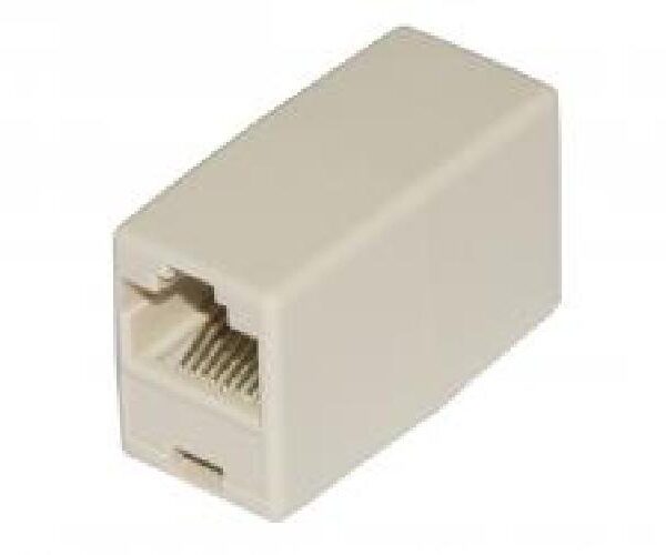 ACCOPPIATORE TEL. 2 CONN RJ45 - 8P8C F/F (08308) BIANCO