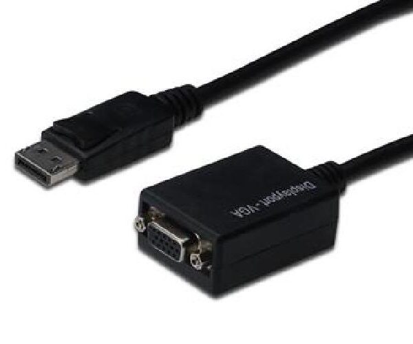 ADATTATORE CAVO DISPLAY PORT DP-VGA 15CM. (AK-340403-001-S)