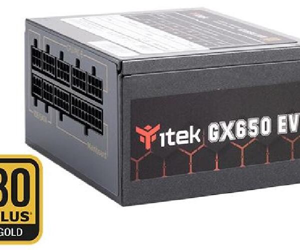 ALIMENTATORE MICRO STX GX650 EVO 650 WATT (ITPSEGX650) 80 PLUS GOLD MODULARE SFX