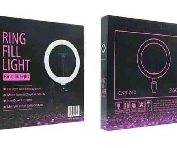 ANELLO DA ILLUMINAZIONE RING FILL LIGHT 10" 26CM LED (CXB-260)