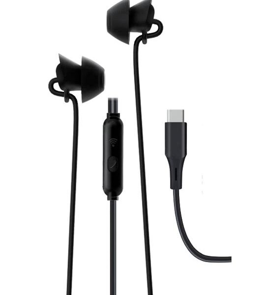 AURICOLARI USB TYPE-C PER DORMIRE (EP 6020) NERO
