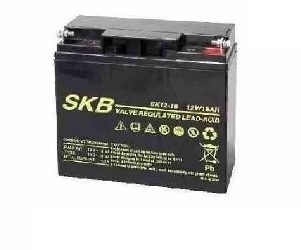 BATTERIA AL PIOMBO RICARICABILE 12V 18AH CON TERMINALI VITE/BULLONE 38641705
