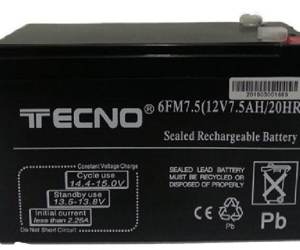 BATTERIA PER UPS AL PIOMBO 12V 7.5A