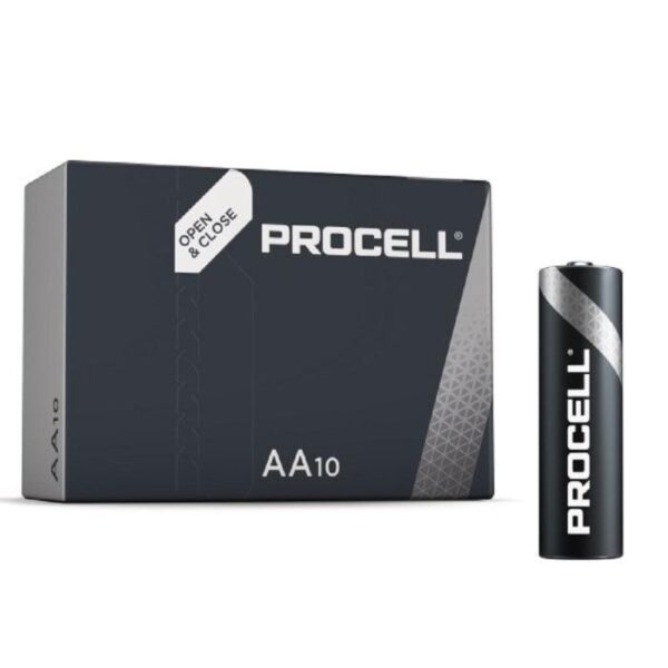 BATTERIE PROCELL ALKALINE AA10 1.5V MN1500 (10 PEZZI)
