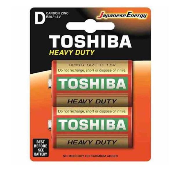 BATTERIE ZINCO HEAVY DUTY R20 D 1.5V 2PZ