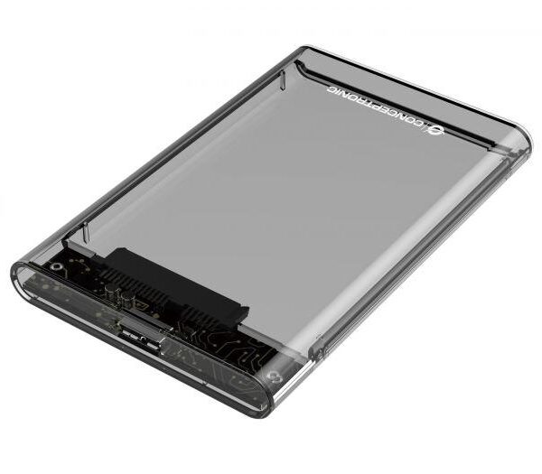 BOX ESTERNO PER HD 2,5" SATA USB 3.0 (DANTE03T) TRASPARENTE