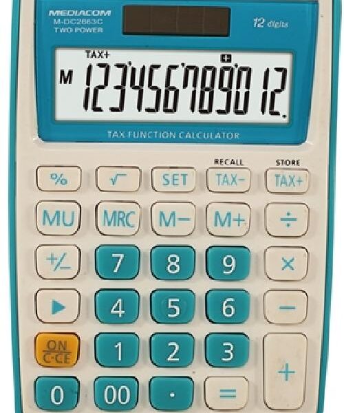 CALCOLATRICE 12 DIGITS DESKTOP DC2663C