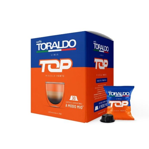 CAPSULE LINEA TOP MISCELA FORTE COMPATIBILE A MODO MIO 30 PZ (107169)