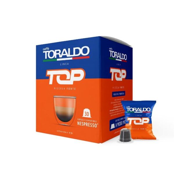 CAPSULE LINEA TOP MISCELA FORTE COMPATIBILE NESPRESSO 30 PZ (107168)