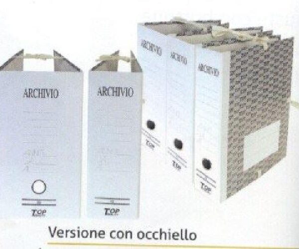 CARTELLA FALDONE ARCHIVIO CON LEGACCI - DORSO 20 CON OCCHIELLO (91085) - 1 PEZZO