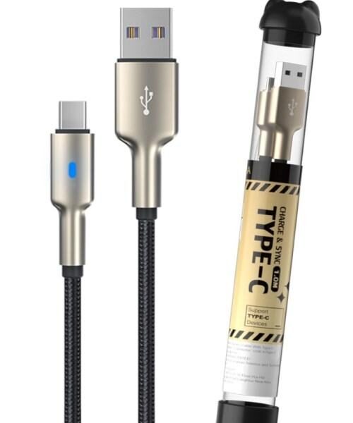 CAVO DATI USB A - TYPE-C CON ESPOSITORE (DEBFZAUC215)