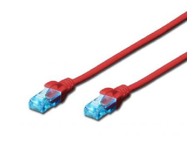 CAVO DI RETE CAT.5E 0,25MT ROSSO (DK15120025R)