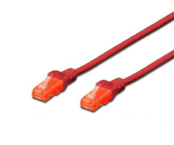 CAVO DI RETE CAT.6E 1MT ROSSO (DK1617010R)
