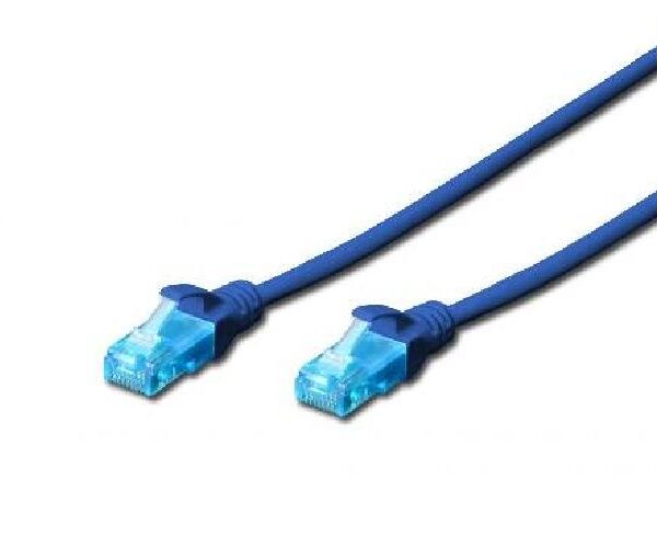 CAVO DI RETE DRITTO NON SCHERMATO CAT.5E 2 MT BLU