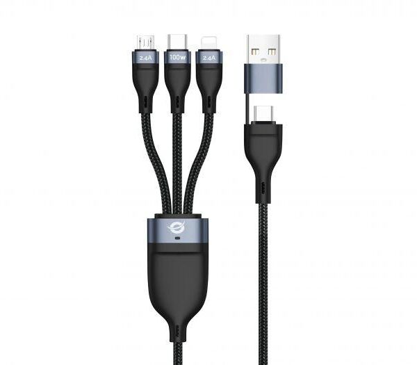 CAVO DI RICARICA RAPIDA USB PD 100W 3IN1 (ETTA06B15)