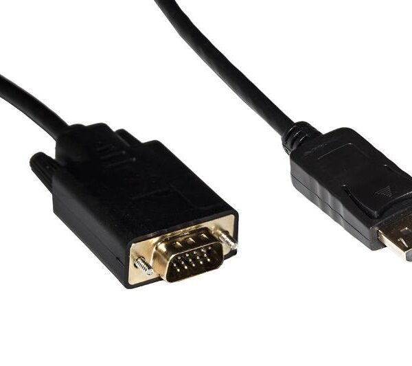 CAVO DISPLAY PORT DP MASCHIO A VGA 15 POLI MASCHIO 1.8MT (LKCDV018)