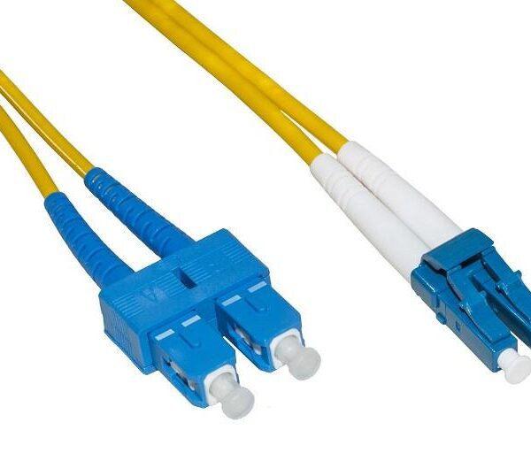 CAVO FIBRA OTTICA LC A SC SINGLEMODE DUPLEX OS2 MT.1 (LKLCSC901)