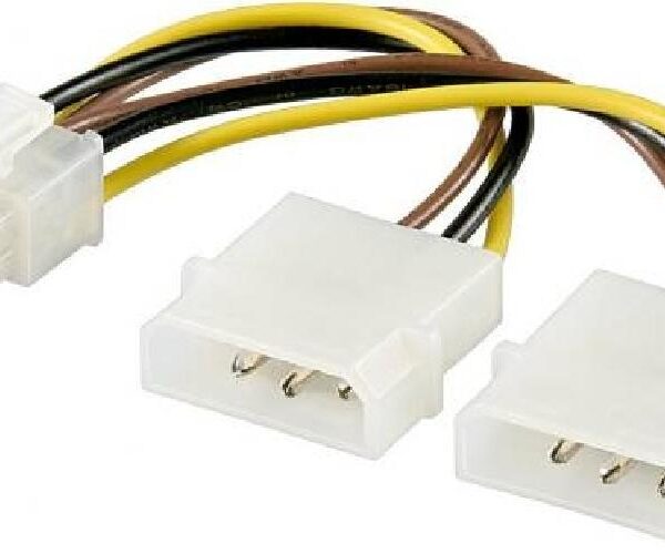 CAVO SDOPPIATORE ALIMENTAZIONE MOLEX A 6PIN PER SK VIDEO PCI-E (AKPCIP6)