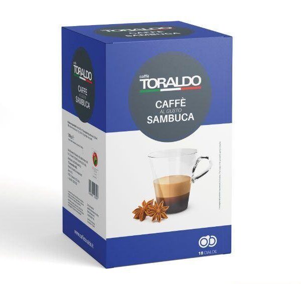 CIALDE SOLUBILI ESE 44MM CAFFE' GUSTO SAMBUCA 18 PZ (106301)