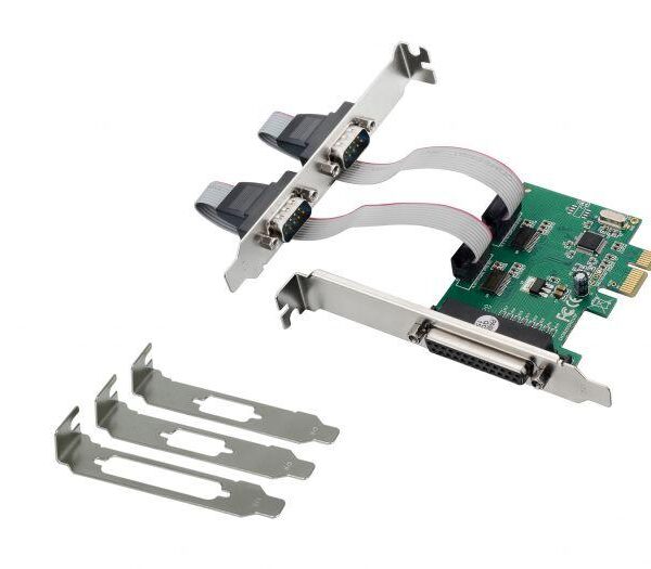 CONTROLLER SPC01G 1+2 PORTE SCHEDA A INNESTO SERIALE/PARALLELA PCIE - PARALLELA (IEEE 1284), SERIALE (9-PIN) - PCI