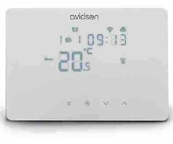 CRONOTERMOSTATO WIFI CABLATO NERO - HOMETEMP 127072 - BIANCO