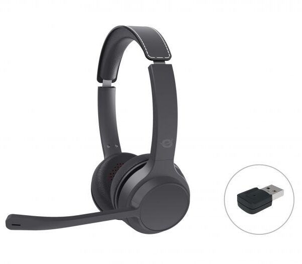 CUFFIE MICROFONO POLONA04BA BLUETOOTH CON ADATTATORE AUDIO USB