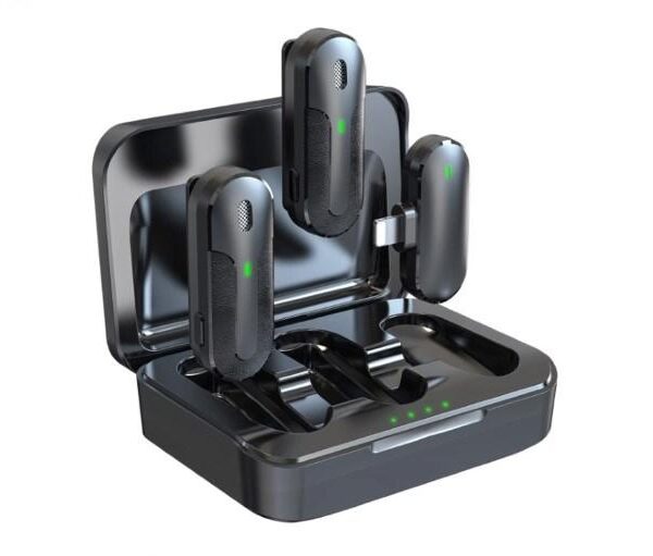 DOPPIO MICROFONO WIRELESS CON CONNESSIONE TIPO-C (DEAP2WC241)
