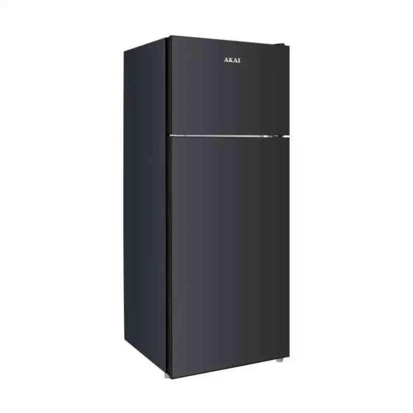 FRIGORIFERO DOPPIA PORTA GLASS242KBL 208LT NERO