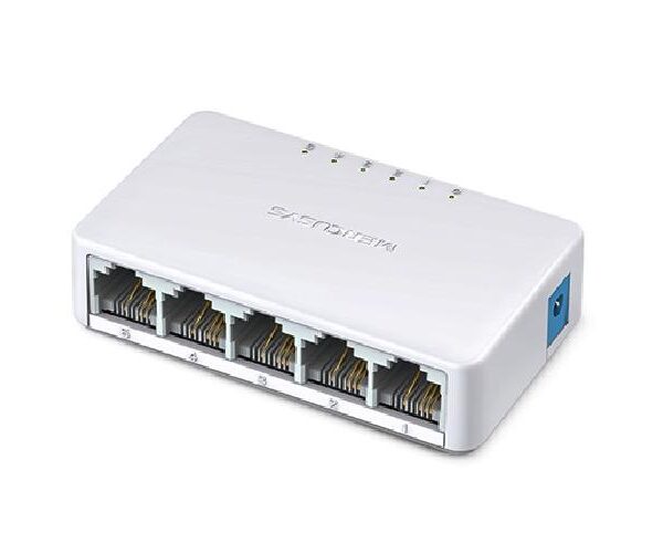 HUB SWITCH RETE 5 PORTE 10/100 MS-MS105