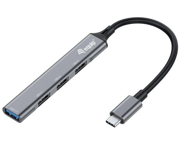 HUB USB 3.2 GEN 1/2.0 A 4 PORTE - USB-C (128961)