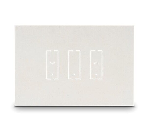 INTERRUTTORE INTELLIGENTE SMART PER TENDE E TAPPARELLE I3S PLUS BIANCO MINERALE - IN GRES PORCELLANATO (LSW2I3ST)