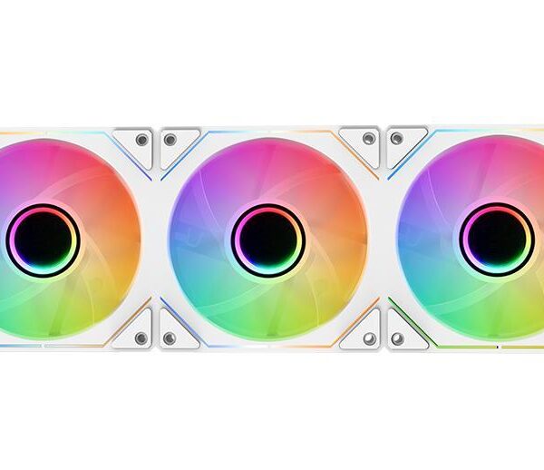 KIT 3 VENTOLE PER CASE INFINITY WHITE ITCFAK3INW12W 120X120 ARGB