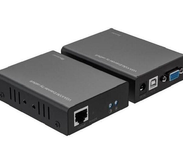 KIT TX-RX EXTENDER VGA E SEGNALE USB - UTP A 300MT (PT-PETVEK)