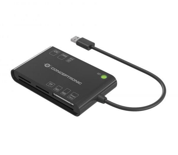 LETTORE DI SCHEDE MULTICARD 7IN1 USB 2.0 SMART CARD (BIAN01B)