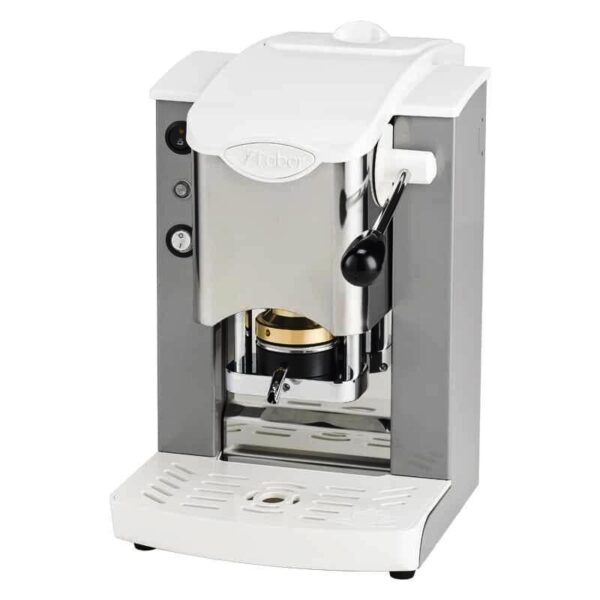 MACCHINA DA CAFFE' A CIALDE PLAST SLOT INOX GRIGIO ABS SILVER/BIANCO (SIGRIBBASOTT)