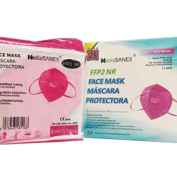 MASCHERINA PROTETTIVA FFP2 CTPL-0020 TIFFANY (APSMAMDX0002) - CONF. 25 PEZZI FUCSIA