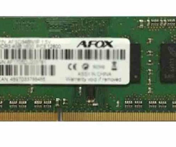 MEMORIA SO-DDR3 8 GB PC1600 MHZ (1x8) (AFSD38BK1P)