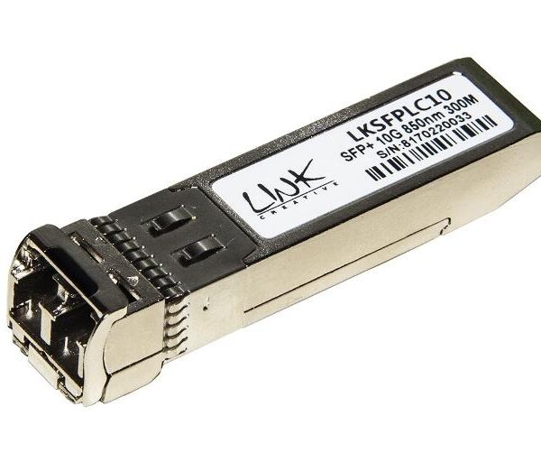 MODULO MINIGBIC (SFP+) MULTIMODE LC DUPLEX 10GBPS 850NM 300 MT CON DDM (LKSFPLC10)