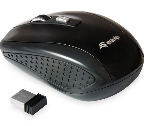 MOUSE NERO WIRELESS 4 PULSANTI (245104)