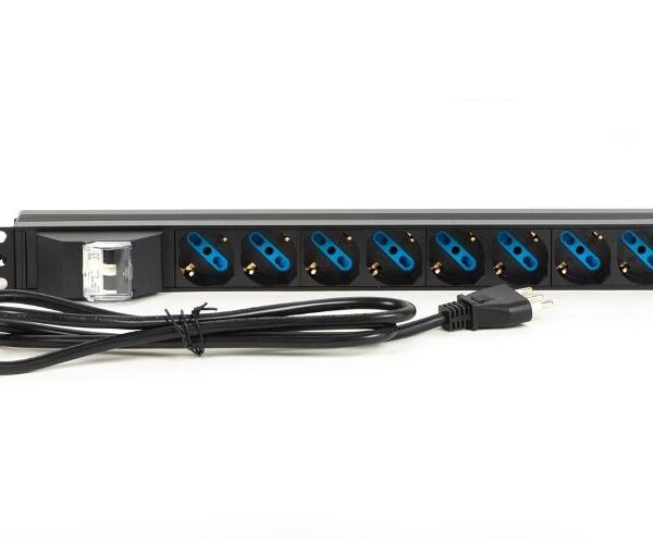 MULTIPRESA DA RACK 19" 8 PRESE UNIVERSALI (LK10085)