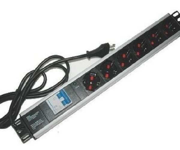 MULTIPRESA PER RACK 19" 6 PRESE (LP954)
