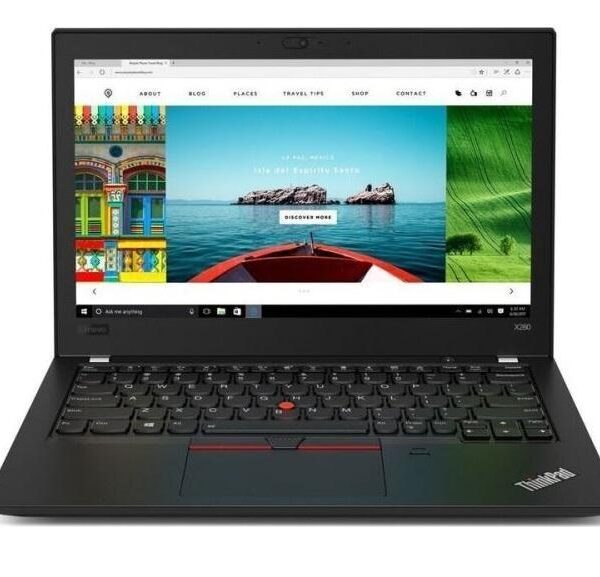 NOTEBOOK THINKPAD X280 12.5" INTEL CORE I5-8350U 8GB 256GB NVME SSD WINDOWS COA - RICONDIZIONATO - GAR. 6 MESI - GRADO A/A-