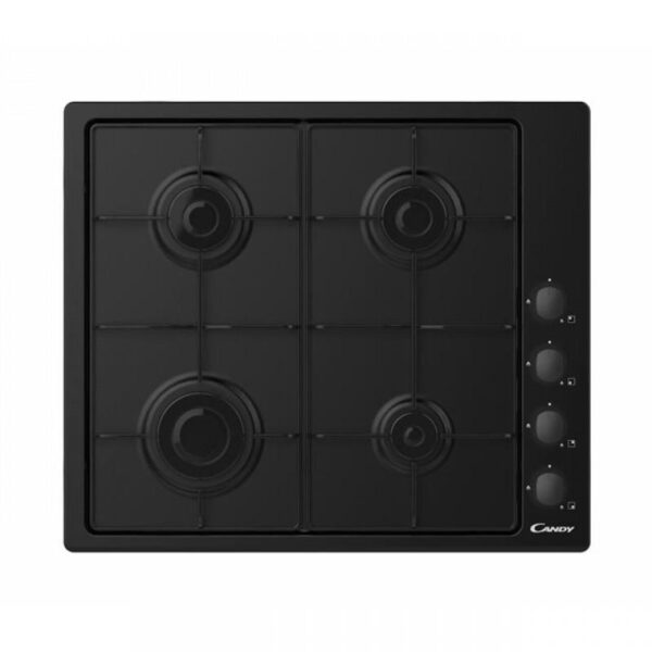 PIANO COTTURA A GAS CON COMANDI LATERALI 60CM - 4 FUOCHI - NERO (CHW6LBB)