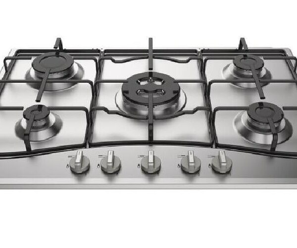 PIANO COTTURA A GAS HOTPOINT 75CM - GRIGLIE SMALTATE (PCN 752 T/IX/HAR)