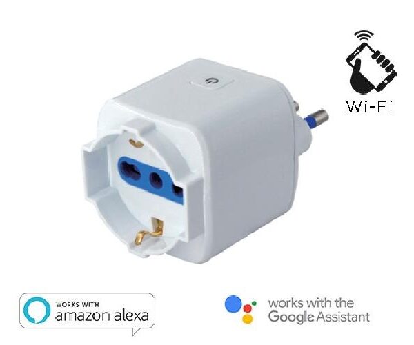 PRESA BIPASSO-SCHUKO INTELLIGENTE 16A ITALIANA (SL-IP16A) WIFI