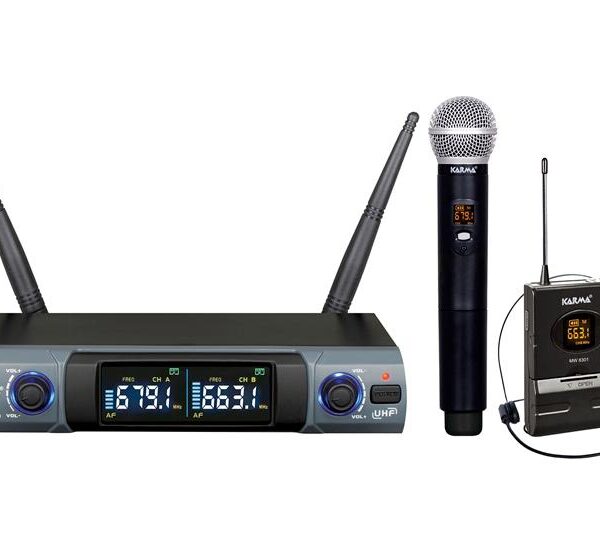 RADIOMICROFONO DOPPIO PALMARE ARCHETTO (SET 8302PL)