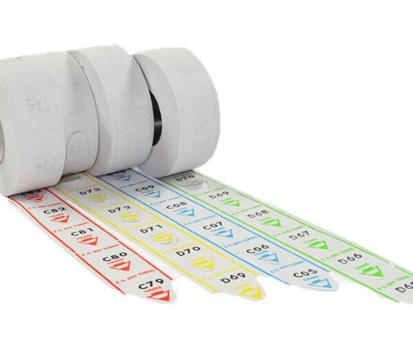 ROTOLI ELIMINACODA NUMERICI - 2000 STRAPPI - CONF. 5PZ