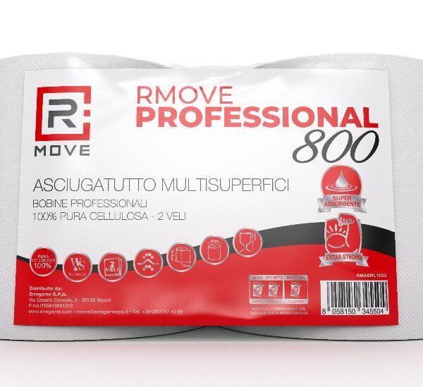 ROTOLONE IN CELLULOSA XXL800 PROFESSIONALE 2 VELI BOBINA DOPPIA