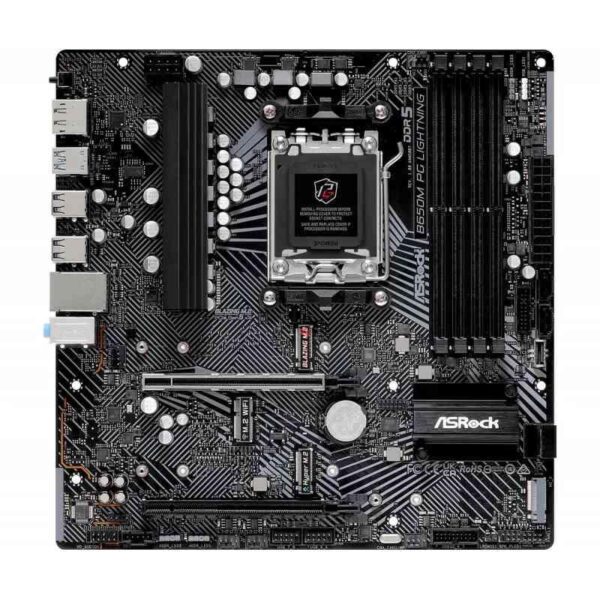 SCHEDA MADRE B650M PG LIGHTNING (90-MXBMV0-A0UAYZ) SK AM5