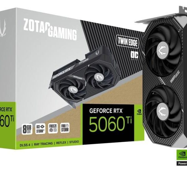 SCHEDA VIDEO GAMING GEFORCE RTX 5060 TI 8GB TWIN EDGE OC (ZT-B50610H-10M)